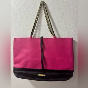Juicy Couture Fuchsia and Black Tote